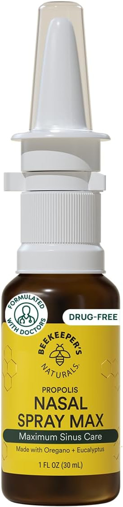 Kids' Saline Nasal Mist By Beekeeper'S Naturals, Clears Stuff Noses, Nasal Spray For Kids 1+ W/ Saline, Aloe & Propolis, 3 Fl Oz