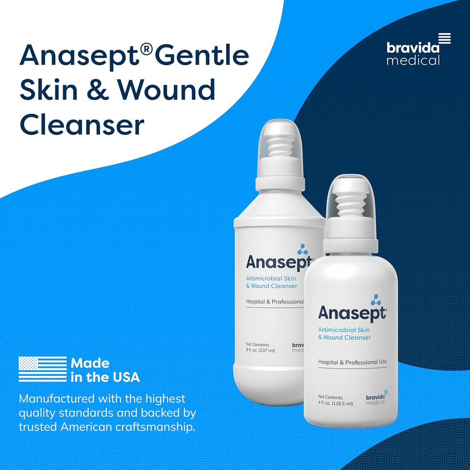 Anasept-Antimicrobial Skin And Wound Cleanser, 4 Oz Bottle With Finger Pump Sprayer