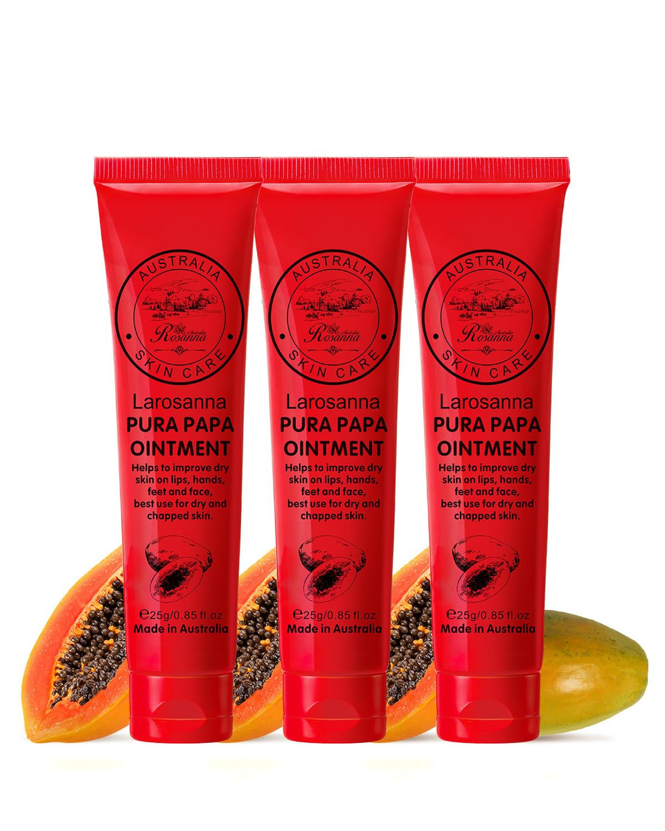 3 Pack Papaw Ointment, 25G Each Papaya Cream With Lip Applicator Imported Directly From Australia