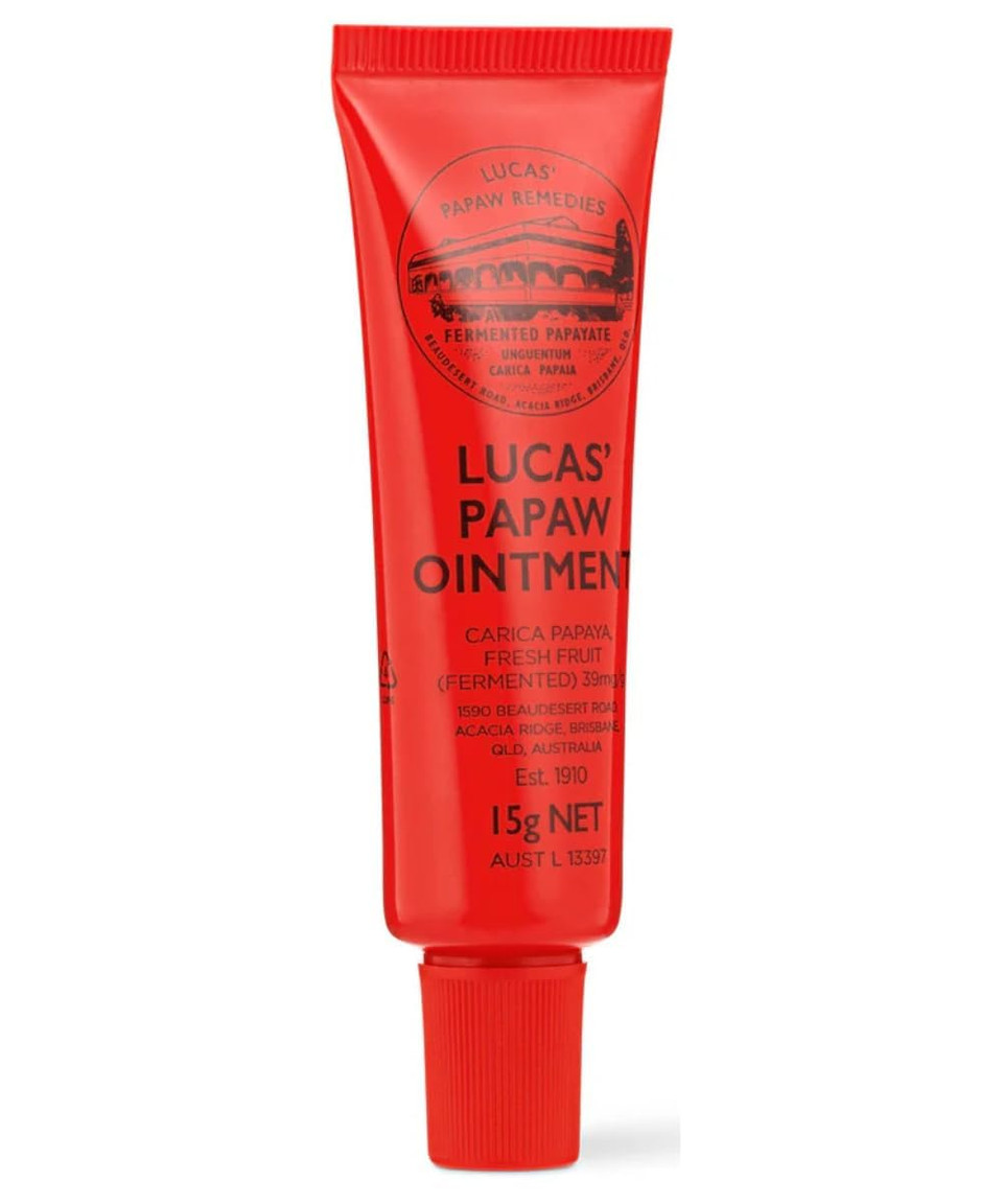 Lucas Papaw Ointment  3 Tubes Of 15G Each With Lip Applicator  Multipurpose Skin Relief  Made In Australia