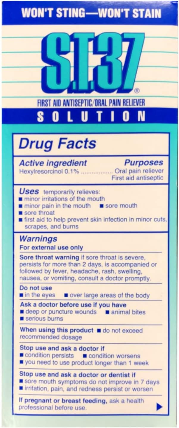 St 37 Antiseptic Solution 8 Oz