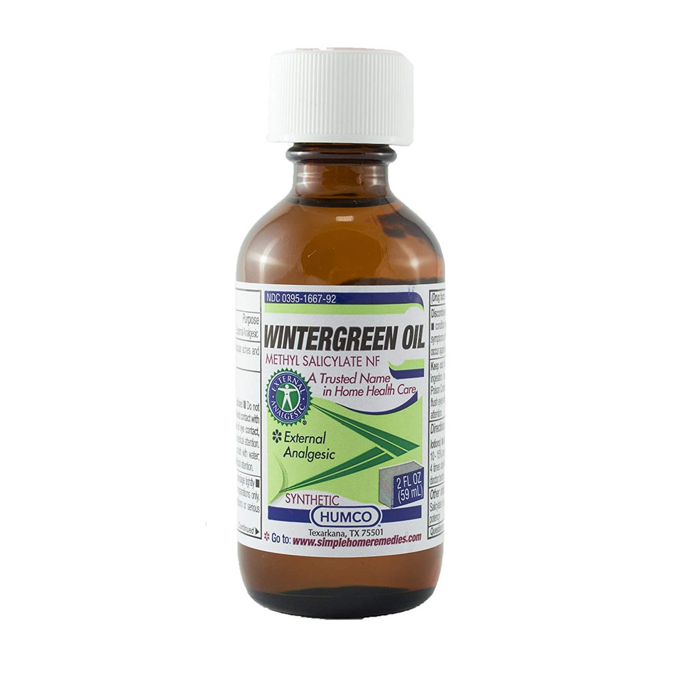 Wintergreen Oil, Nf, 2 Oz. Methyl Salicylate