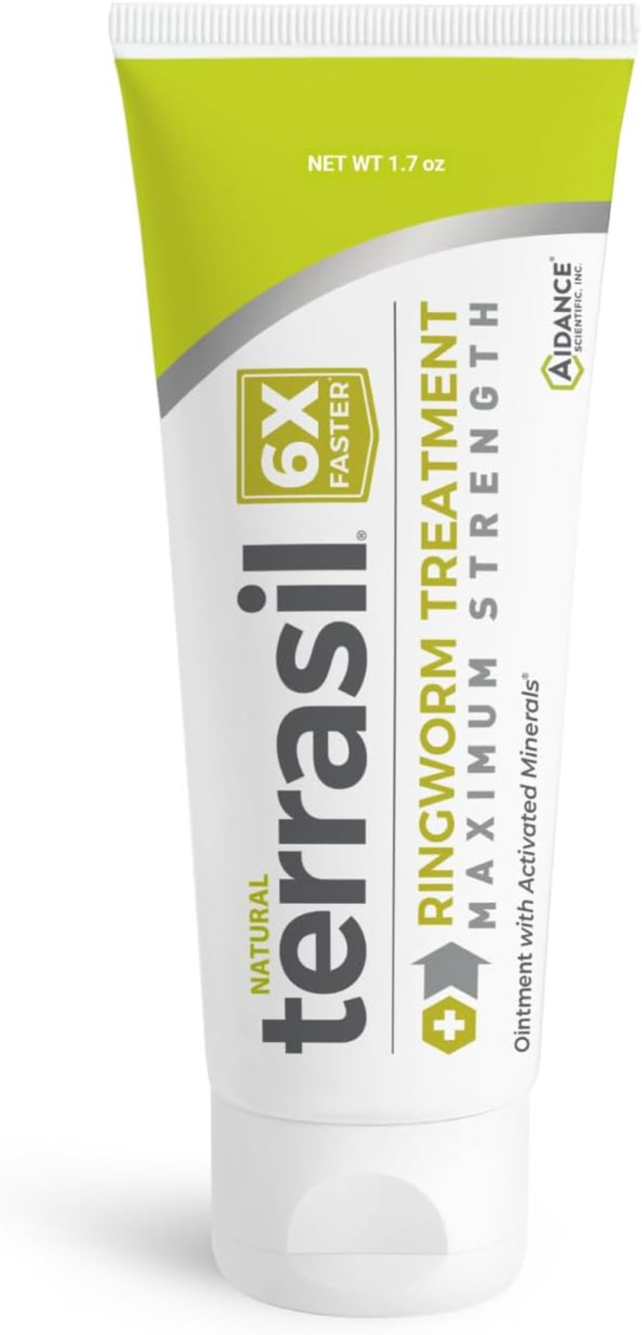 Terrasil Ringworm Treatment For Humans  Antifungal Ringworm Cream For Adults & Kids, Clinically Proven 1% Clotrimazole Cream, Treats Most Ringworm Infections, Soothing Relief Of Itchy Skin (0.5Oz)
