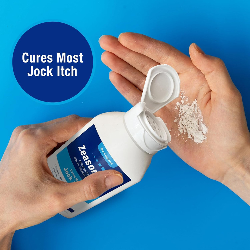 Zeasorb Af Jock Itch Powder, Super Absorbent, Scaling, & Burning Relief, 2.5 Oz