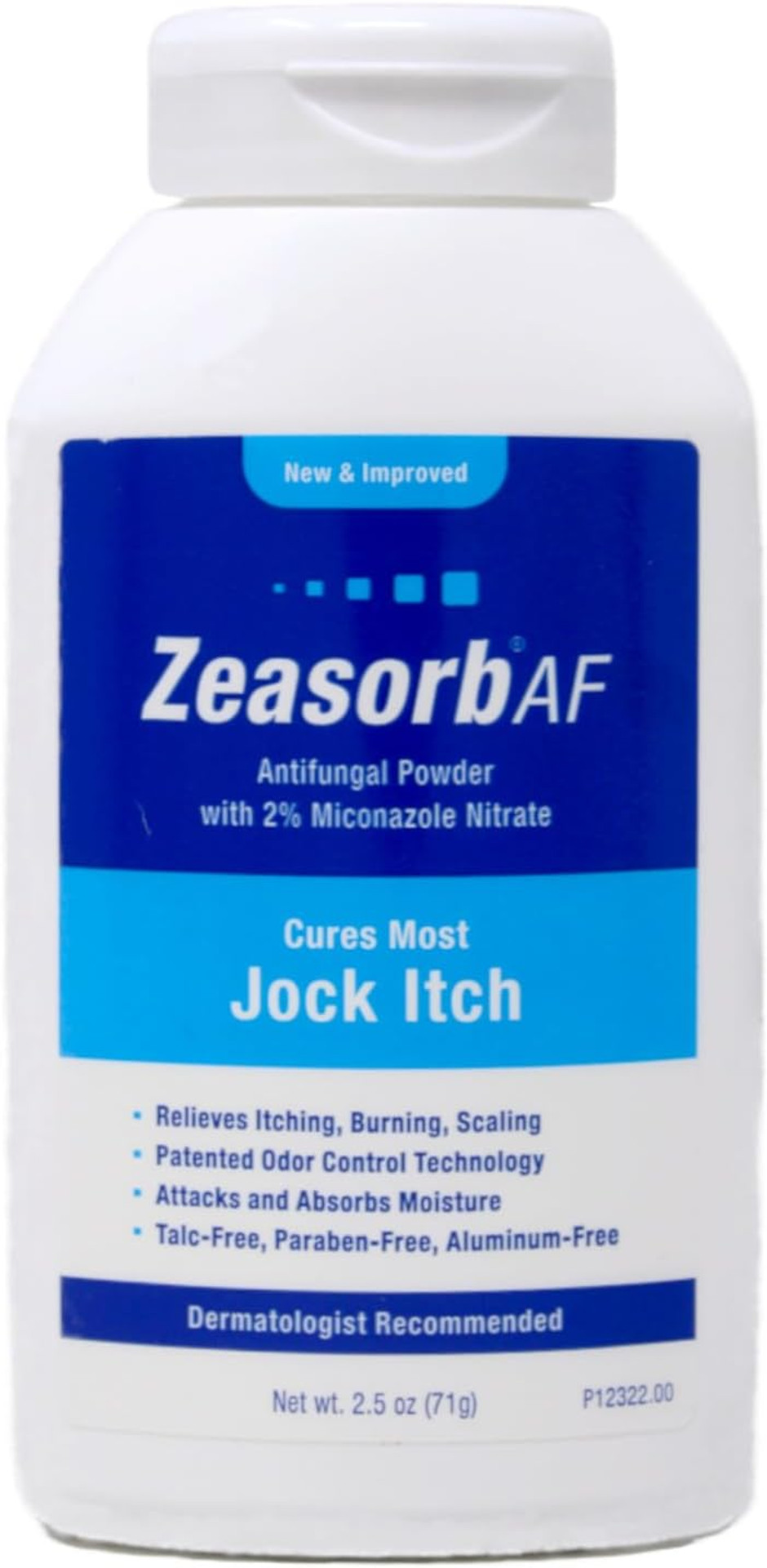 Zeasorb Powder, Jock Itch, 2.5 Ounce (4 Pack)