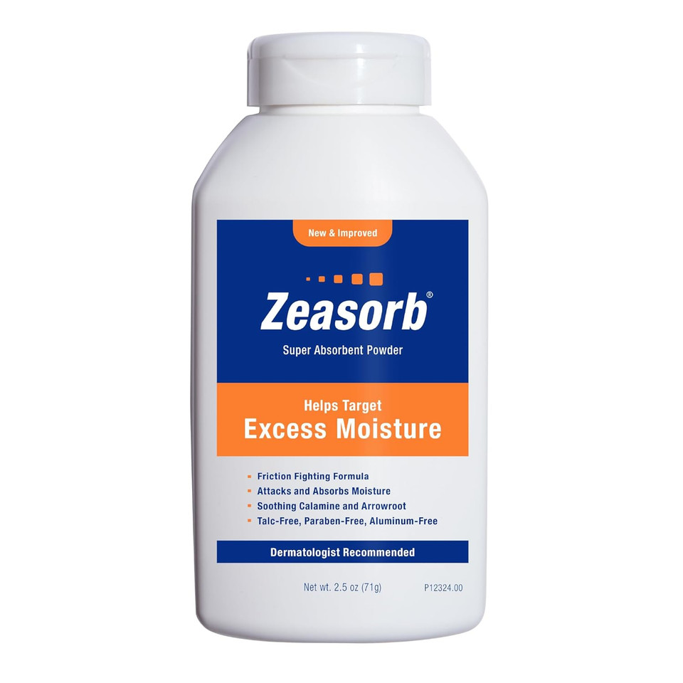 Zeasorb Prevention, Super Absorbent Excess Moisture Powder To Prevent Chafing & Itching, 2.5 Oz
