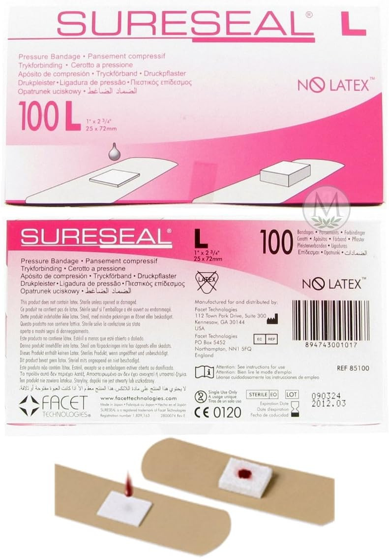 Pressure Bandages (Size Large) (Box Of 100)