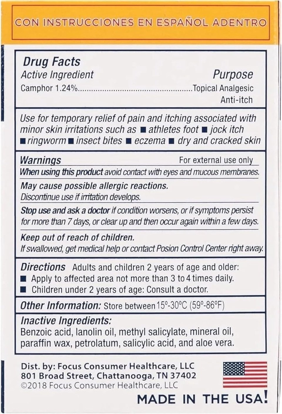 Blue Star Anti-Itch Medicated Ointment 2 Oz (Packof 5) Vjc#Re