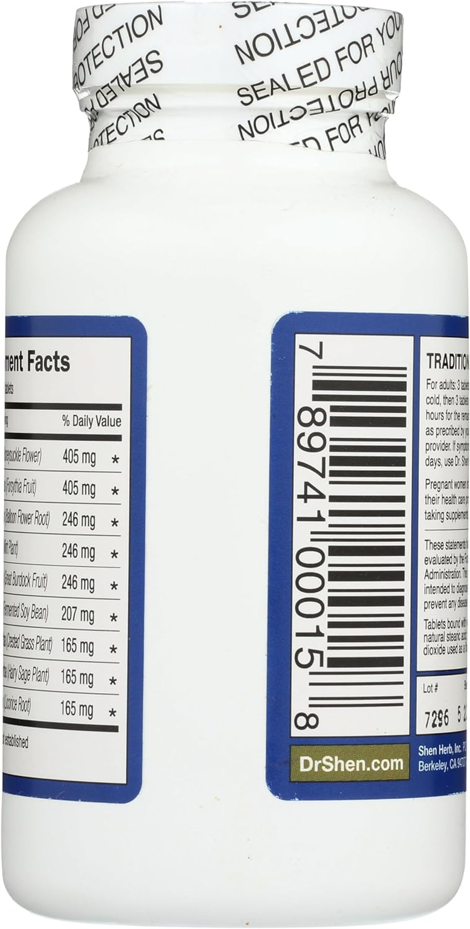 Dr Shens Yin Chiao 750 Mg, 200 Ct
