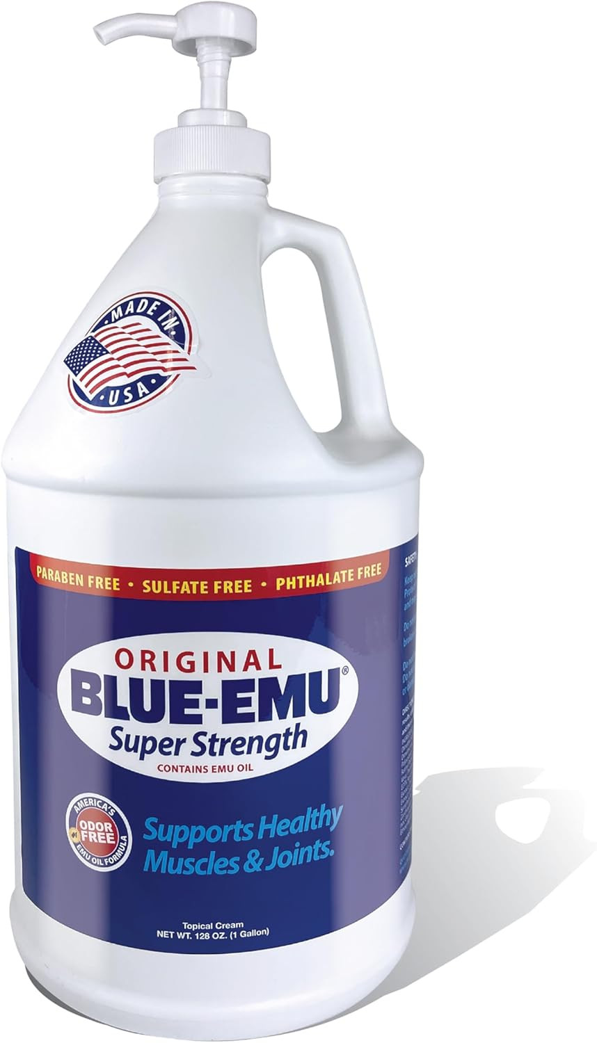 Blue-Emu Original Super Strength Cream, Soothing Muscle & Joint Support, 4 Oz