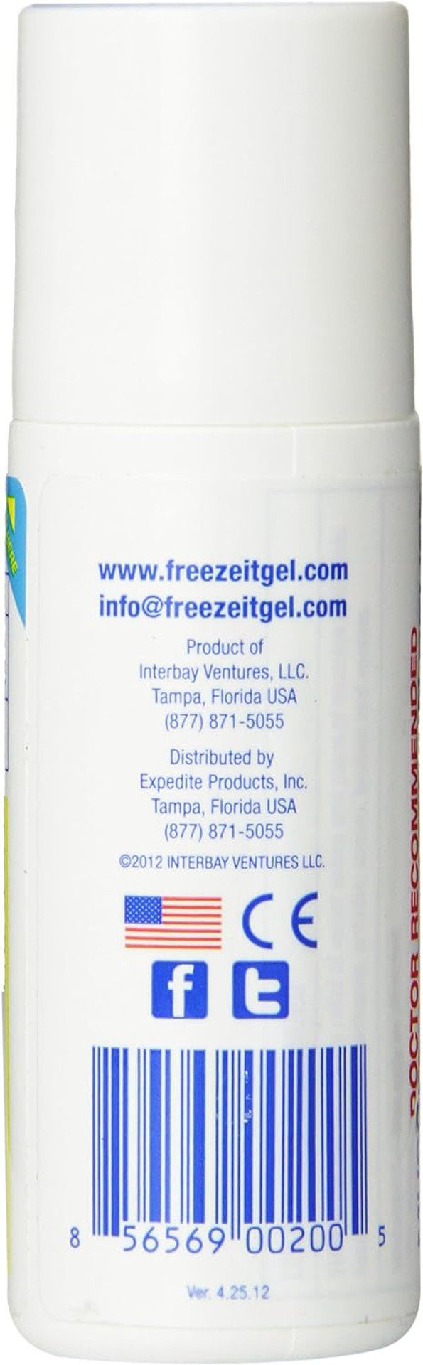 Freeze It Advanced Therapy Gel, Roll On, 3-Ounce