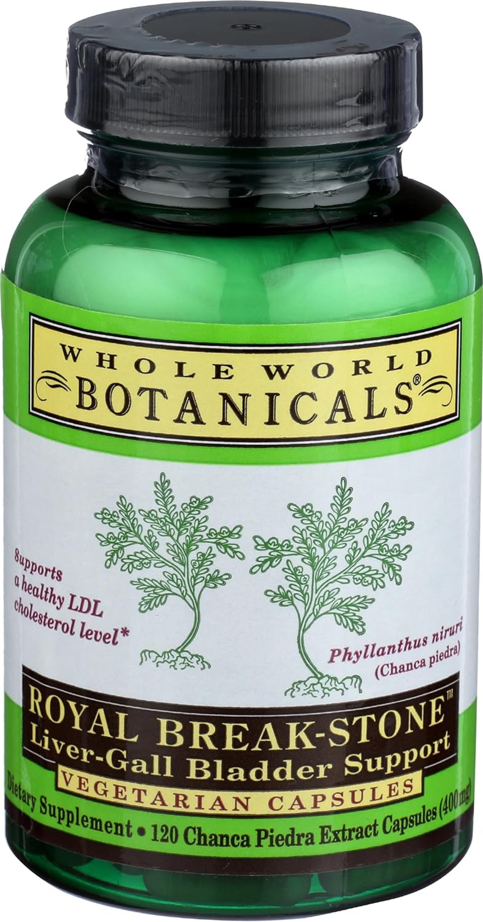 Whole World Botanicals Royal Chanca Piedra (Break-Stone) Liver Gall Bladder Support - 400 Mg - 120 Vegetarian Capsules Whole World Botanicals Royal Chanca Piedra (Break-Stone) Liver Gall Bladder Support - 400 Mg - 120 Vegetarian Capsules