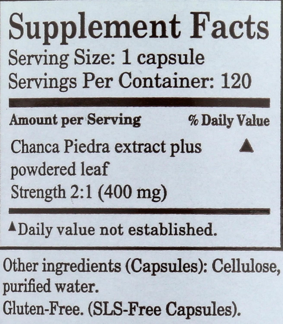 Whole World Botanicals Royal Chanca Piedra (Break-Stone) Liver Gall Bladder Support - 400 Mg - 120 Vegetarian Capsules Whole World Botanicals Royal Chanca Piedra (Break-Stone) Liver Gall Bladder Support - 400 Mg - 120 Vegetarian Capsules