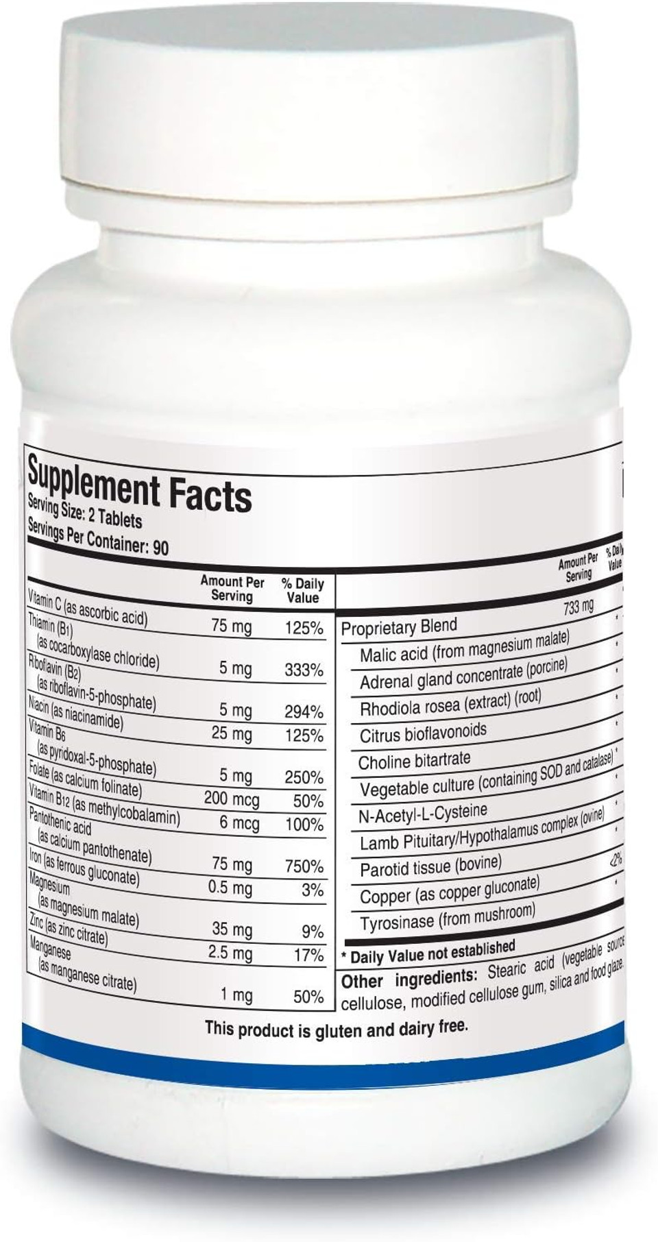 Biotics Research Adb5-Plus Support Healthy Adrenal Gland Function, Support Healthy Cortisol Levels, Positive Response To Stress, Healthy Energy Levels. 180 Tablets