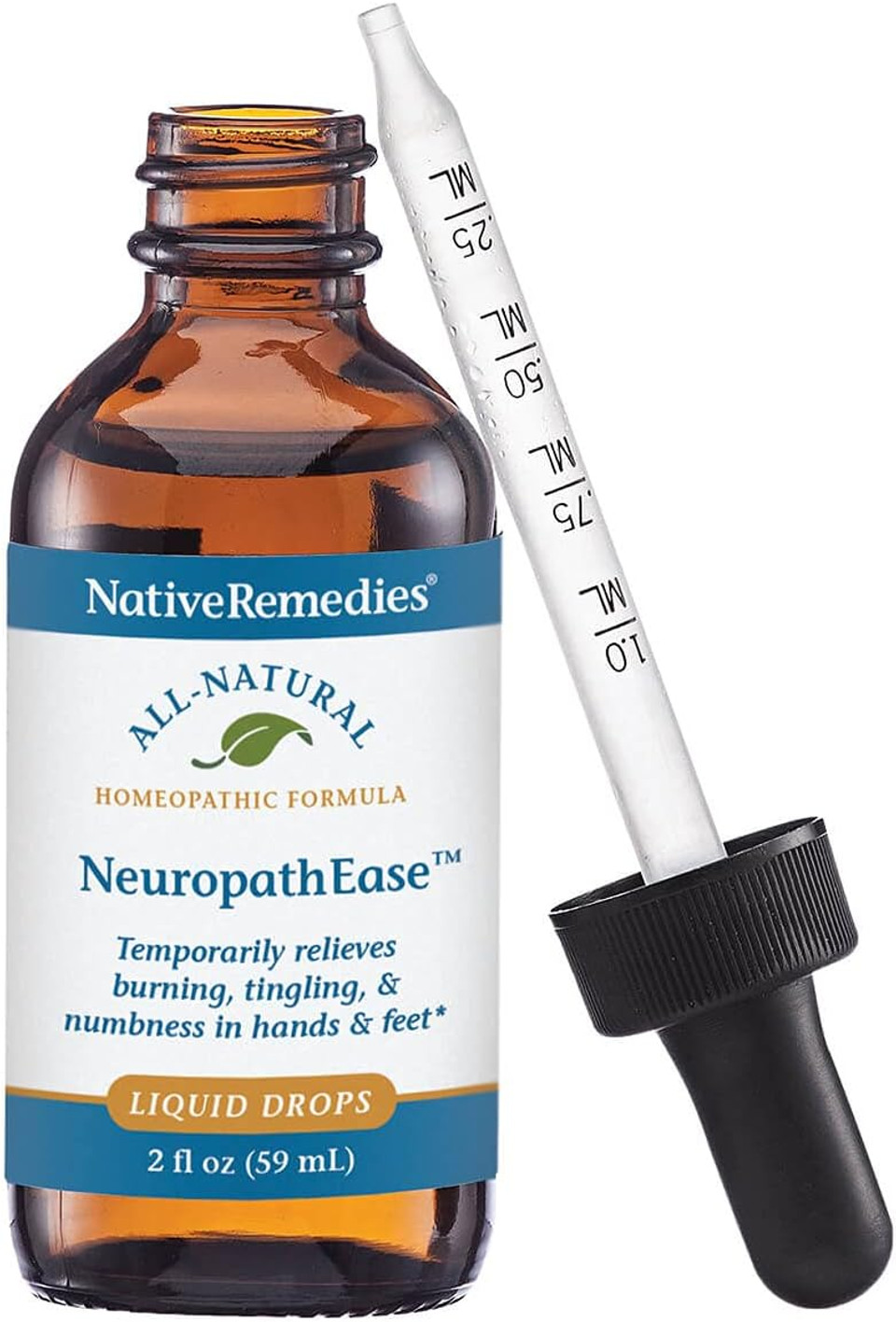 Native Remedies Neuropathease - Temporarily Relieves Burning, Tingling And Numbness In Hands And Feet - 59 Ml