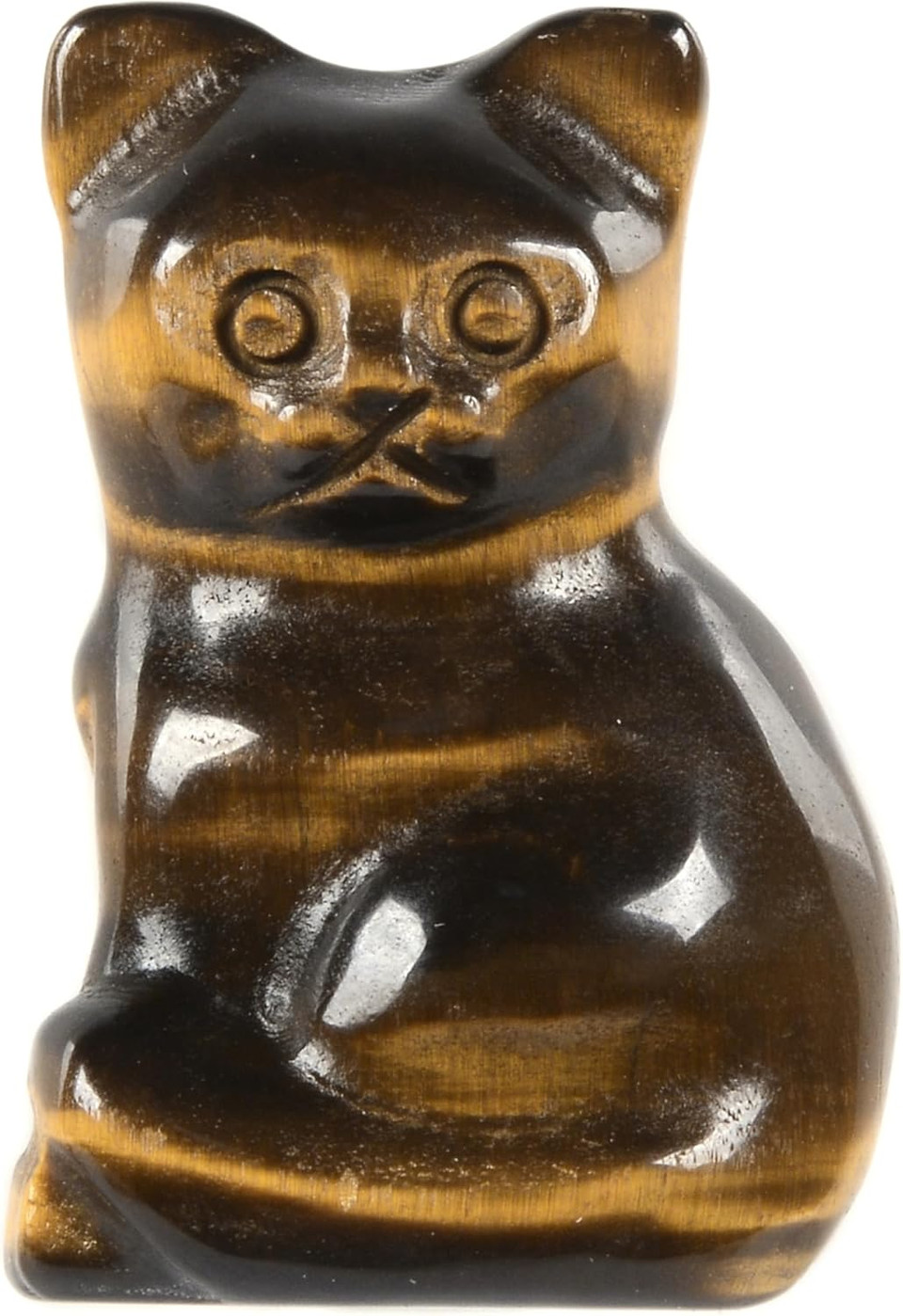 Carved Natural Amethyst Cat Guardian Statue Home Decor Reiki Chakra Healing Crystal Desk Gemstone Decoration Stone Crafts Gemstone Collectible Gift