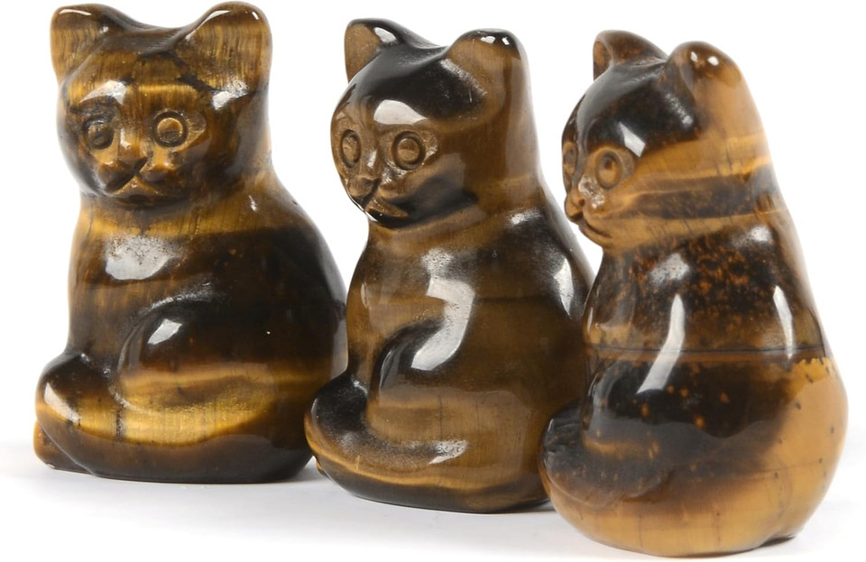 Carved Natural Amethyst Cat Guardian Statue Home Decor Reiki Chakra Healing Crystal Desk Gemstone Decoration Stone Crafts Gemstone Collectible Gift