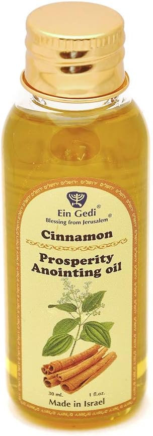 Ein Gedi Anointing Oil 30 Ml From Holy Land Jerusalem (Cinnamon)