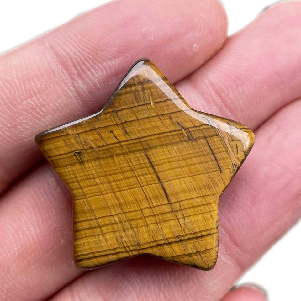 Unakite Crystal Star Chakra Stones For Reiki Healing Yoga Balance Meditation Polished Mini Pocket Palm Stone 1 Inch (30Mm)