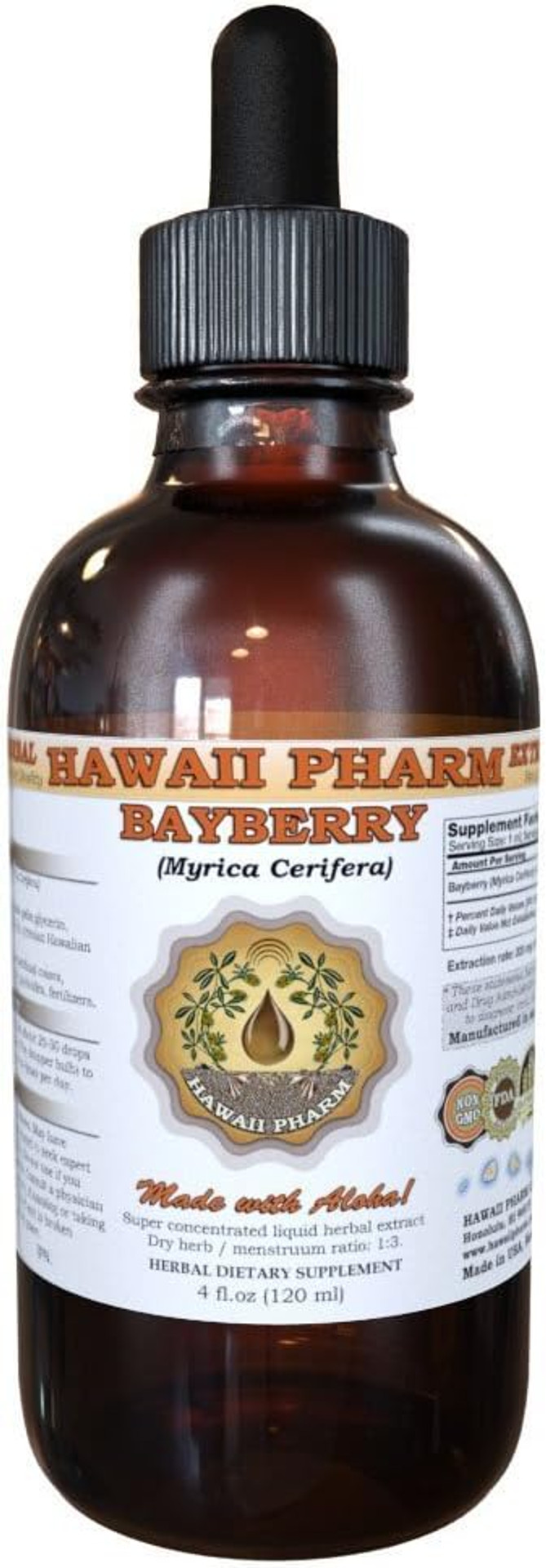 Bayberry Liquid Extract, Bayberry(Myrica Cerifera) Tincture Supplement 2X2 Oz