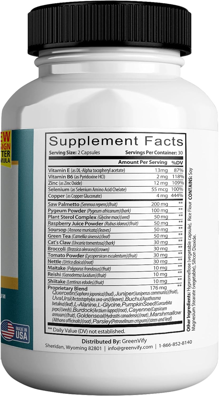 Super Alpha Saw Palmetto Prostate Advanced - Prostate Health Supplement For Men - Supports Urinary Tract Health, Reduces Urgency, And Improves Bladder Emptying (300)