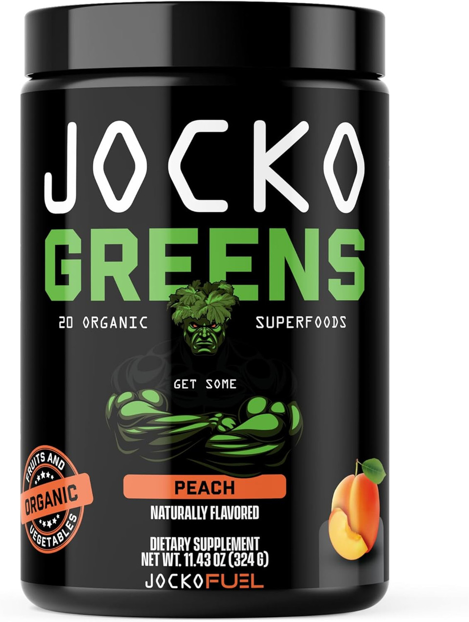 Jocko Fuel Daily Greens Powder - Premium Organic Greens Superfood Powder For Gut Health, Digestion, Bloating, Immune Support With Spirulina, Chlorella, Digestive Enzymes, & Probiotics - 30 Servings