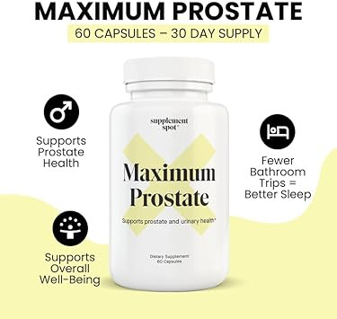 Maximum Prostate Supplements For Men  600 Mg Beta Sitosterol & 100 Mg Dim Per Serving  Mens Health Supplements For Urinary Support & Bladder Control (60 Caps)