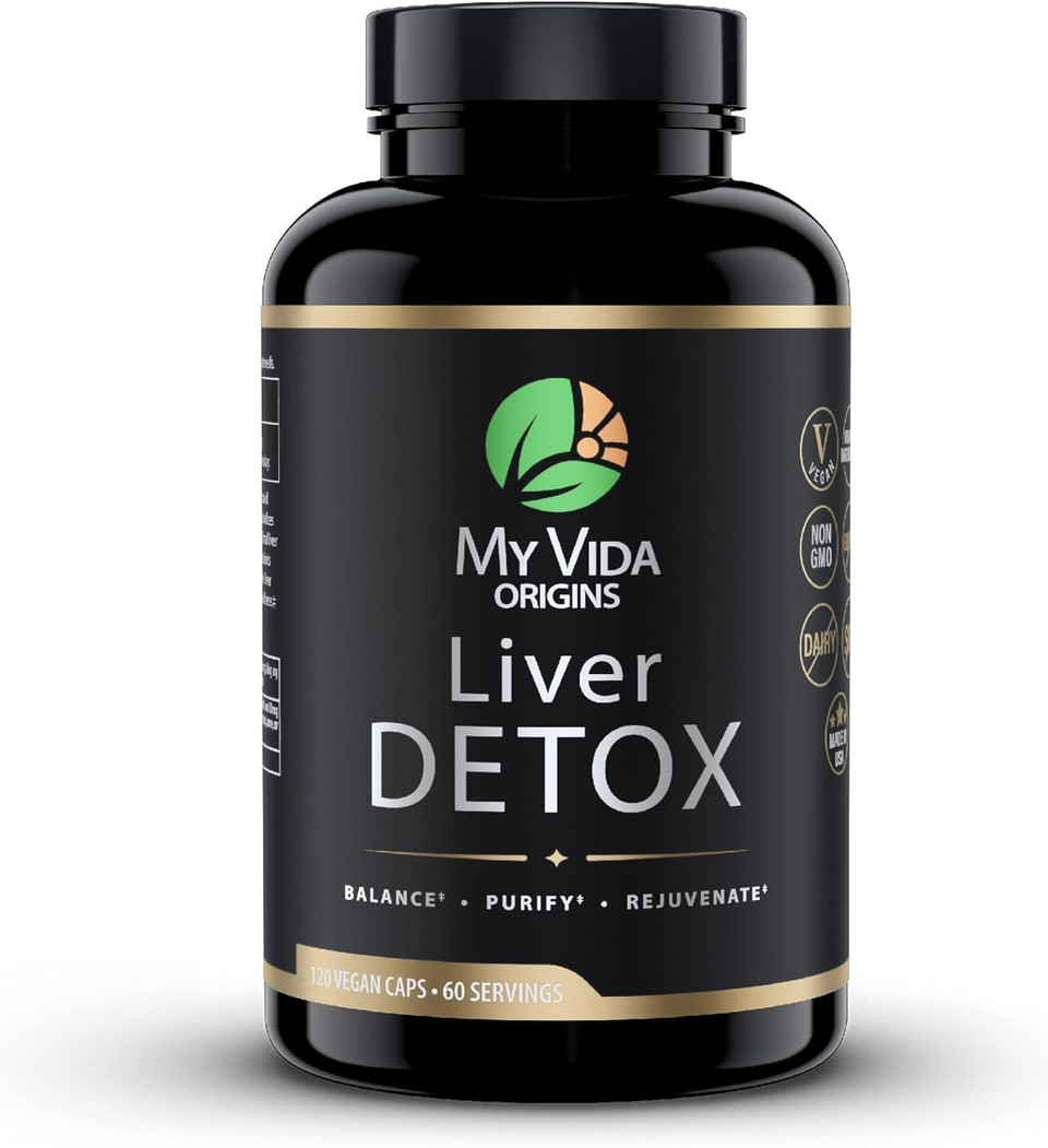 My Vida Origins Liver Detox With Organic Milk Thistle Organic Dandelion Extract And Choline With Nac  Liver Detox 120 Capsules