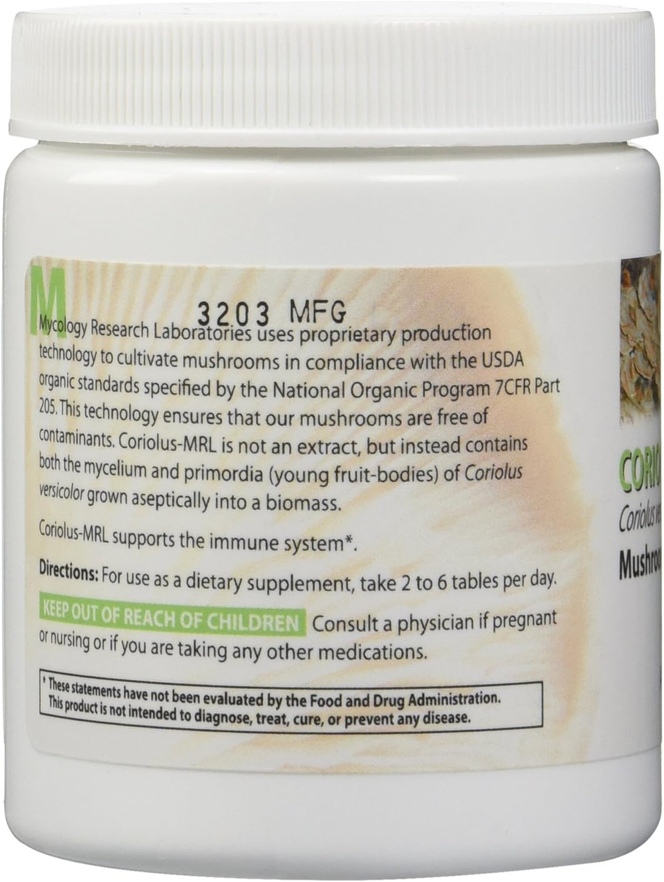 Coriolus Versicolor-Mrl 500 Mg 90 Tabs