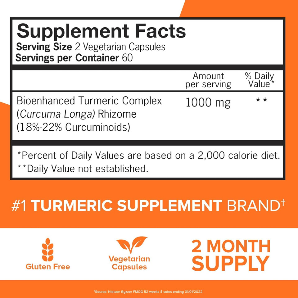 Qunol Turmeric Curcumin Supplement, 1000Mg With Ultra High Absorption, For Joint Support, Extra Strength Capsules, 150 Count