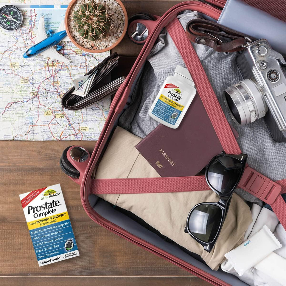 Real Health Prostate Complete - Prostate Supplements For Men, Prostate Health, Prostate Relief, Saw Palmetto For Men, One-Per-Day Prostate Formula - 30 Count