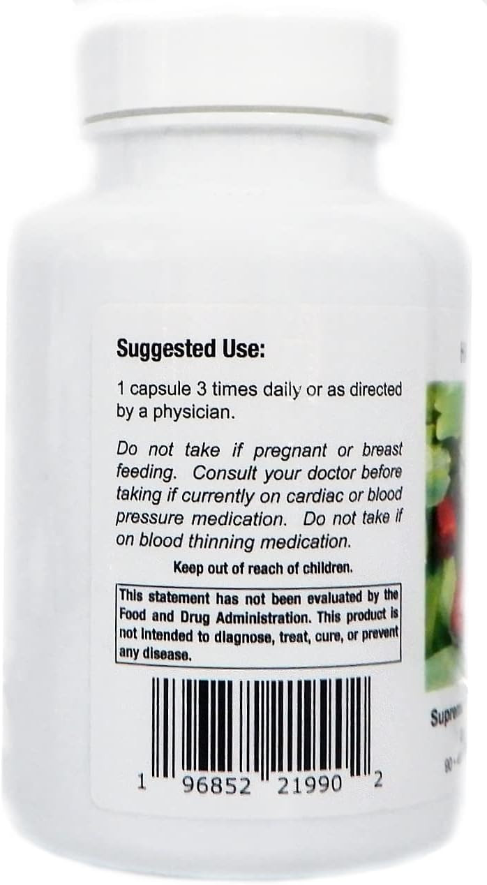 Supreme Nutrition Hawthorn, 90 Pure Hawthorn Berry Vegetarian Capsules