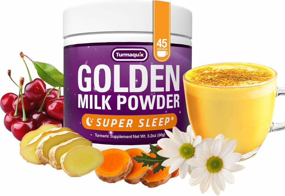3.2 Ounce Organic Golden Milk Turmeric Powder  Immune Support Superfood Blend With Ginger, Black Pepper, Curcumin, Cinnamon, Cardamom, Vitamins C, D, B6, B12, And Zinc