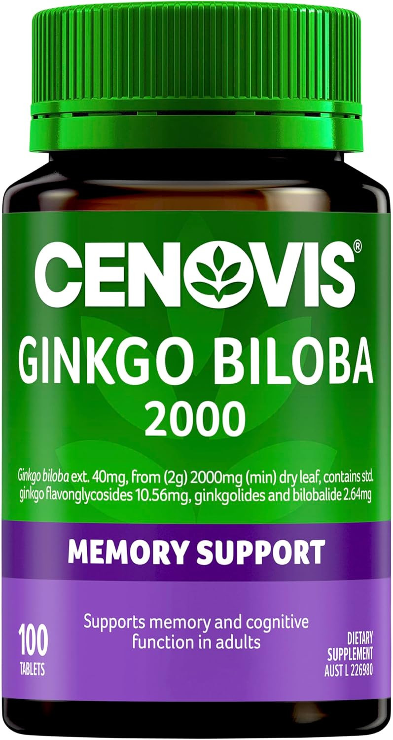 Ginkgo Biloba 2000 100 Tablets