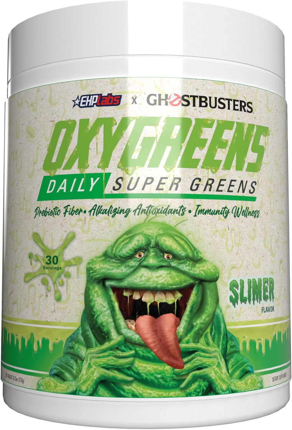 Ehp Labs Oxygreens Super Greens Powder - Spirulina & Chlorella Superfood, Green Juice Powder & Greens Supplements With Prebiotic Fibre, Antioxidants & Immunity Support, 30 Serves (Crisp Apple)