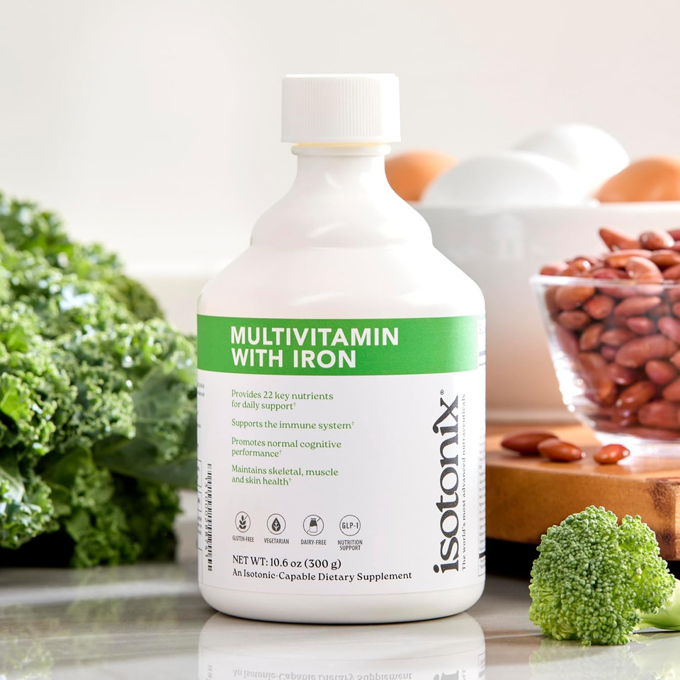 Isotonix Multivitamin With Iron - Supports Immune System, Mental Clarity, Bone Health & Energy - Ideal For Men, Women - Gluten-Free, Non-Gmo - 90 Servings