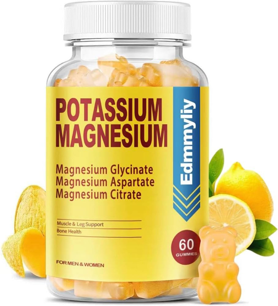 Potassium Magnesium Supplement Gummies For Adults High Absorption Potassium Gluconate 99Mg Magnesium Citrate 250Mg With Vitamin B6 B12 Supports Mood, Energy, Muscle Relaxation, Bone Health, Sugar Free Potassium Magnesium Supplement Gummies For Adults High Absorption Potassium Gluconate 99Mg Magnesium Citrate 250Mg With Vitamin B6 B12 Supports Mood, Energy, Muscle Relaxation, Bone Health, Sugar Free