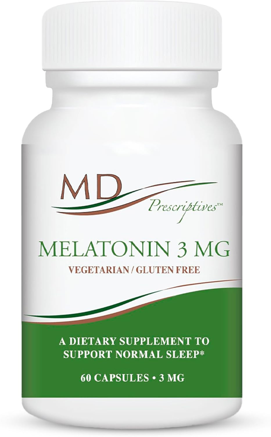 Melatonin 3Mg Supplement For Men & Women - Promotes Deep Sleep, Supports Immune Balance & Glutathione Production - 60 Daily Capsules