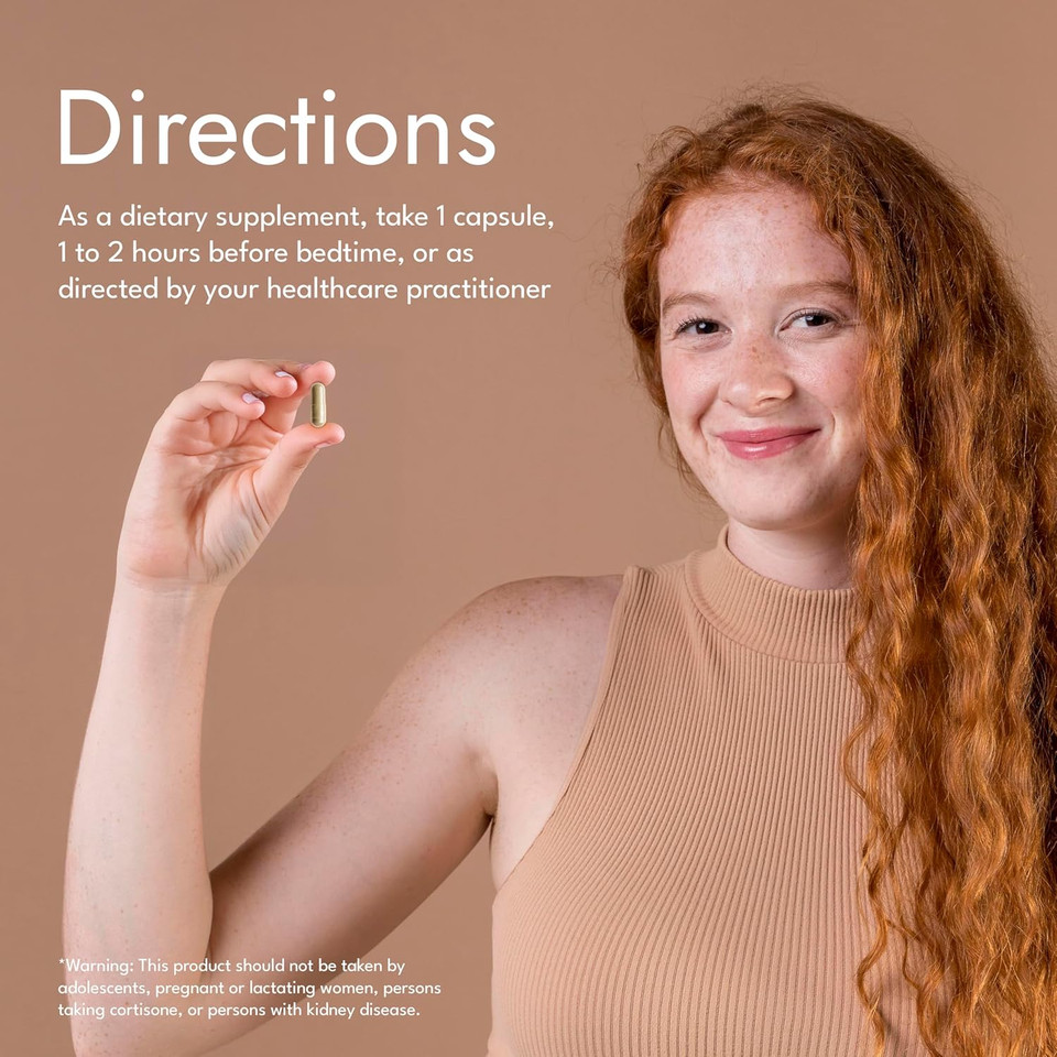 Melatonin 3Mg Supplement For Men & Women - Promotes Deep Sleep, Supports Immune Balance & Glutathione Production - 60 Daily Capsules