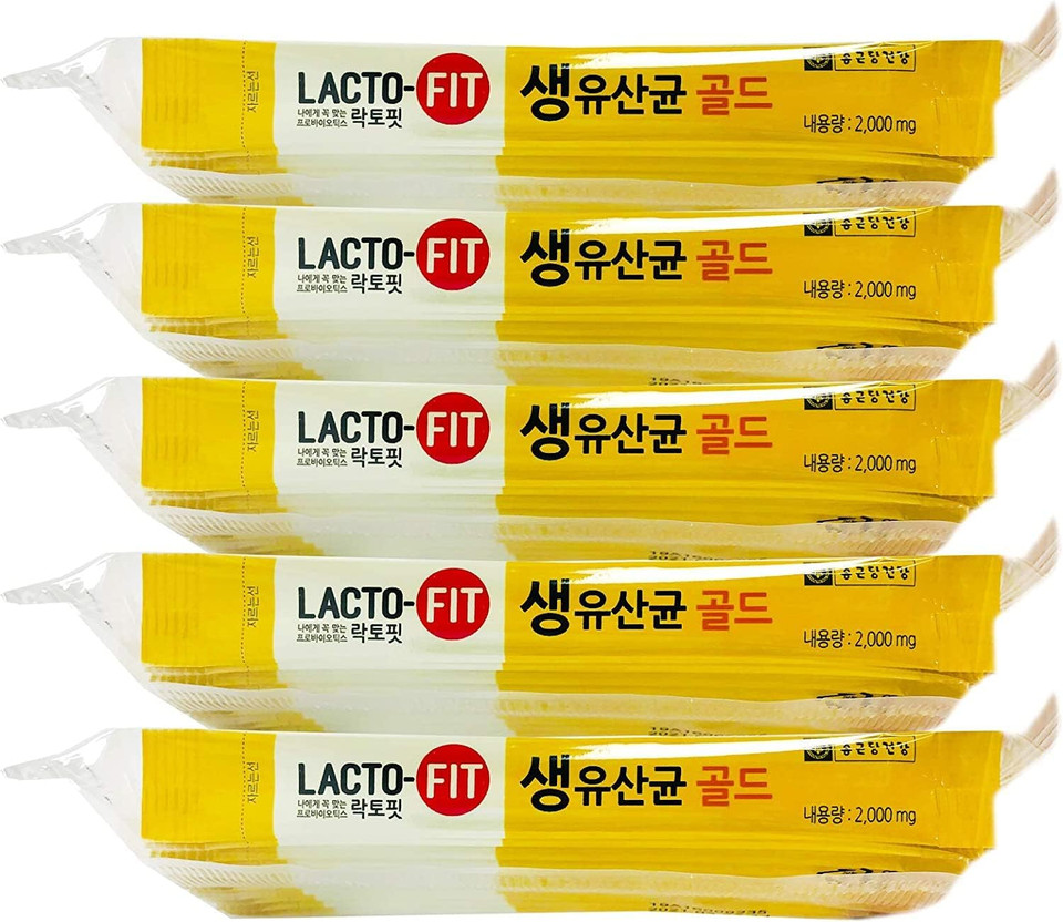 [Chong Kun Dang] Lacto-Fit Probiotics Gold (1 Pack),3.53 Oz