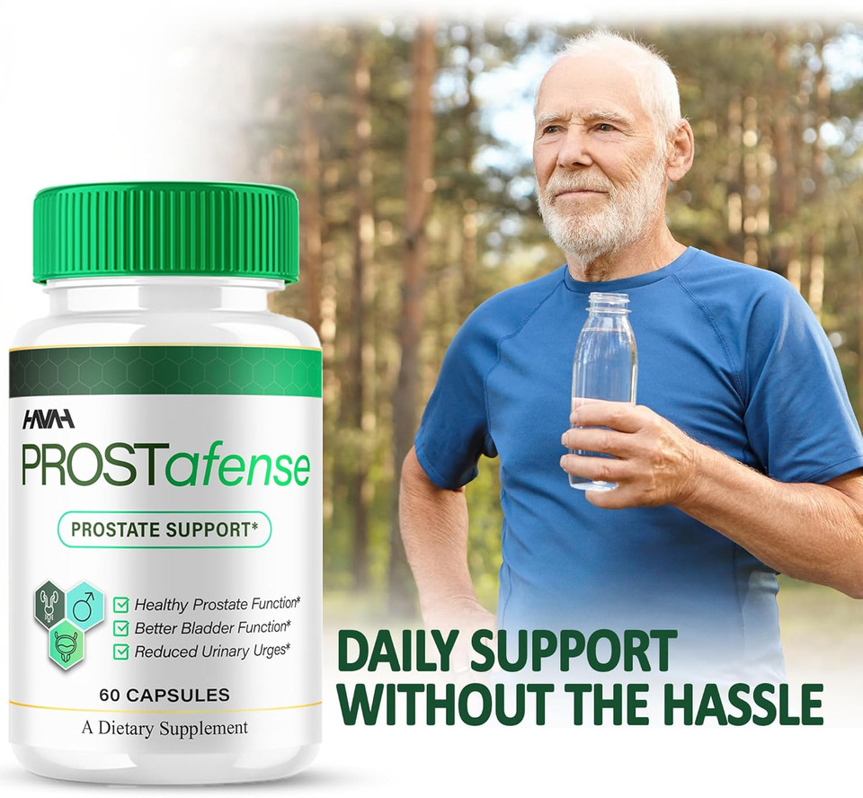 Prostafense Advanced Prostate Support Supplement Prosta Fense Capsules, Prostafence Maximum Strength Advanced Health & Wellness Multivitamin Supplement, Prosta Fence Support Pills (60 Capsules)