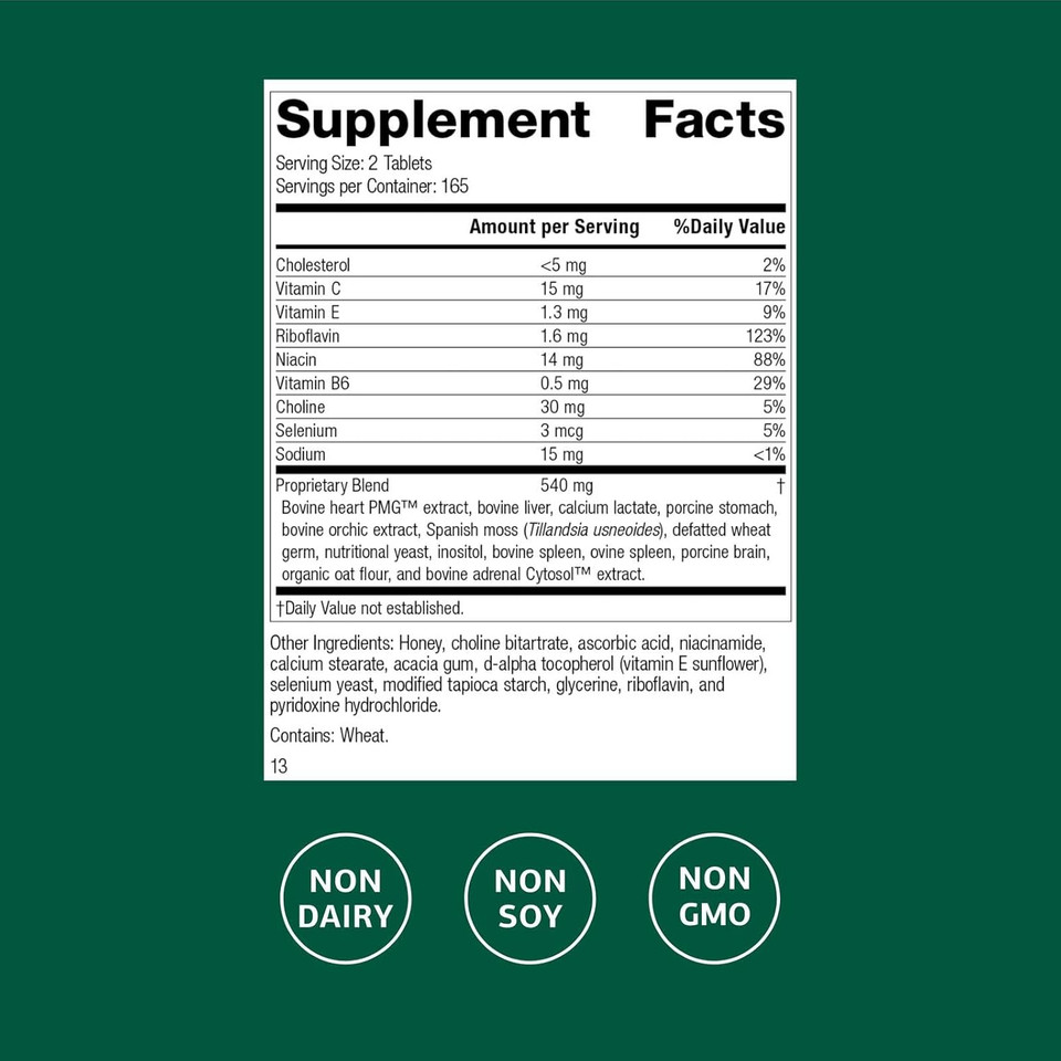 Standard Process Cardio-Plus - Antioxidant Support - Heart Health, Circulation & Blood Flow Supplement With Vitamin B6, Niacin & Riboflavin - Energy Metabolism Supplement - 90 Tablets