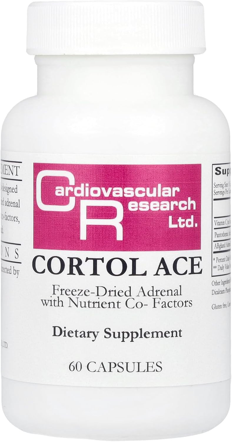 Cardiovascular Research Cortol Ace, White, 60 Count