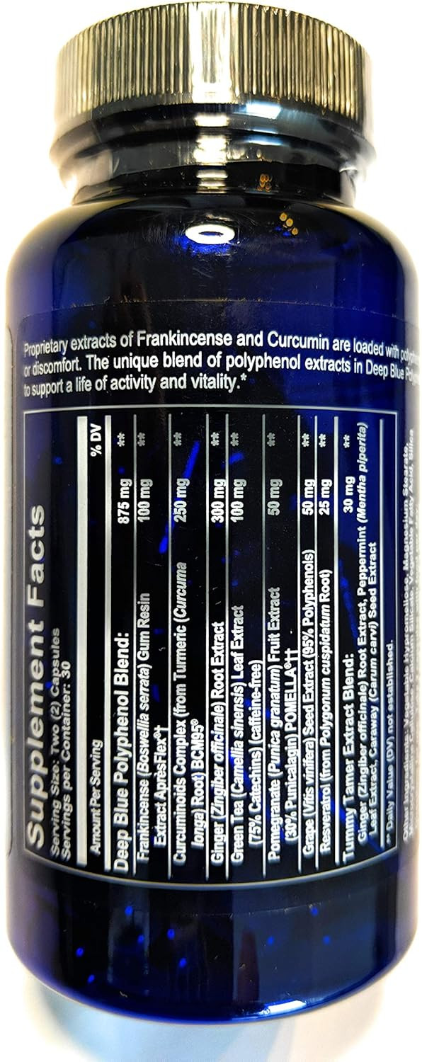 Doterra - Deep Blue Polyphenol Complex - 60 Vegetarian Capsules