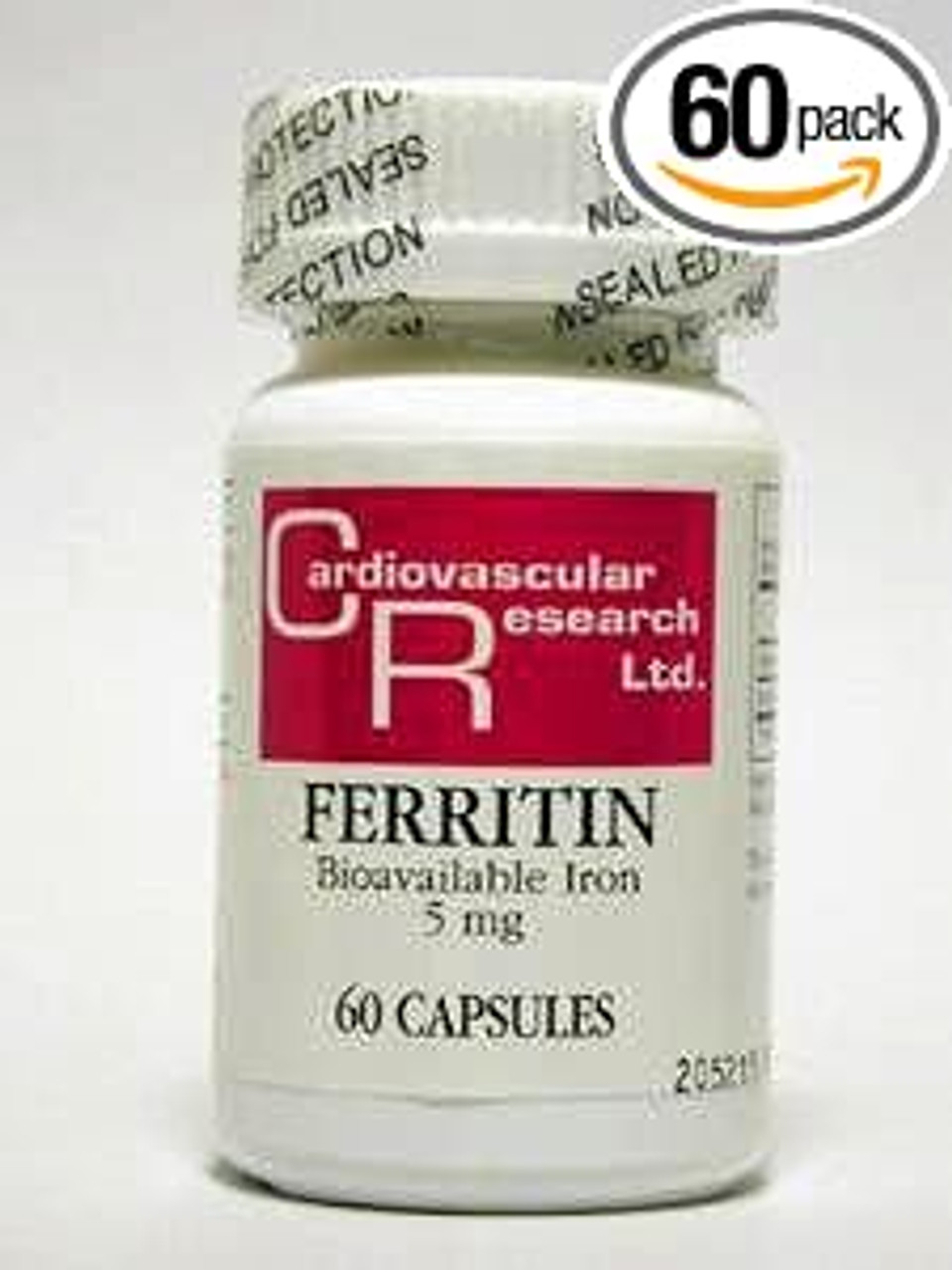 Ecological Formulas - Ferritin 5 Mg 60 Caps