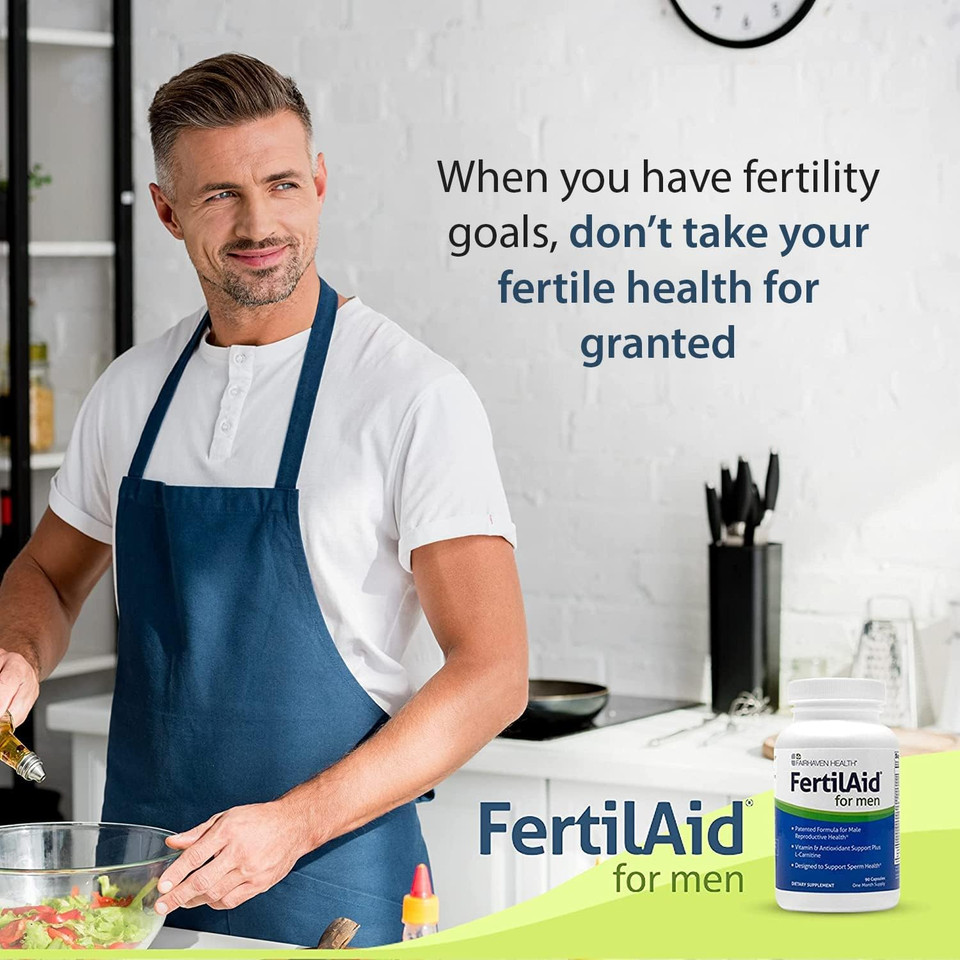 Fairhaven Health Fertilaid For Men And Countboost Combo | Prenatal Male Fertility Supplement | Count And Motility Support Pre Conception For Him | Fertility Support Includes L-Carnitine, Zinc, Folate