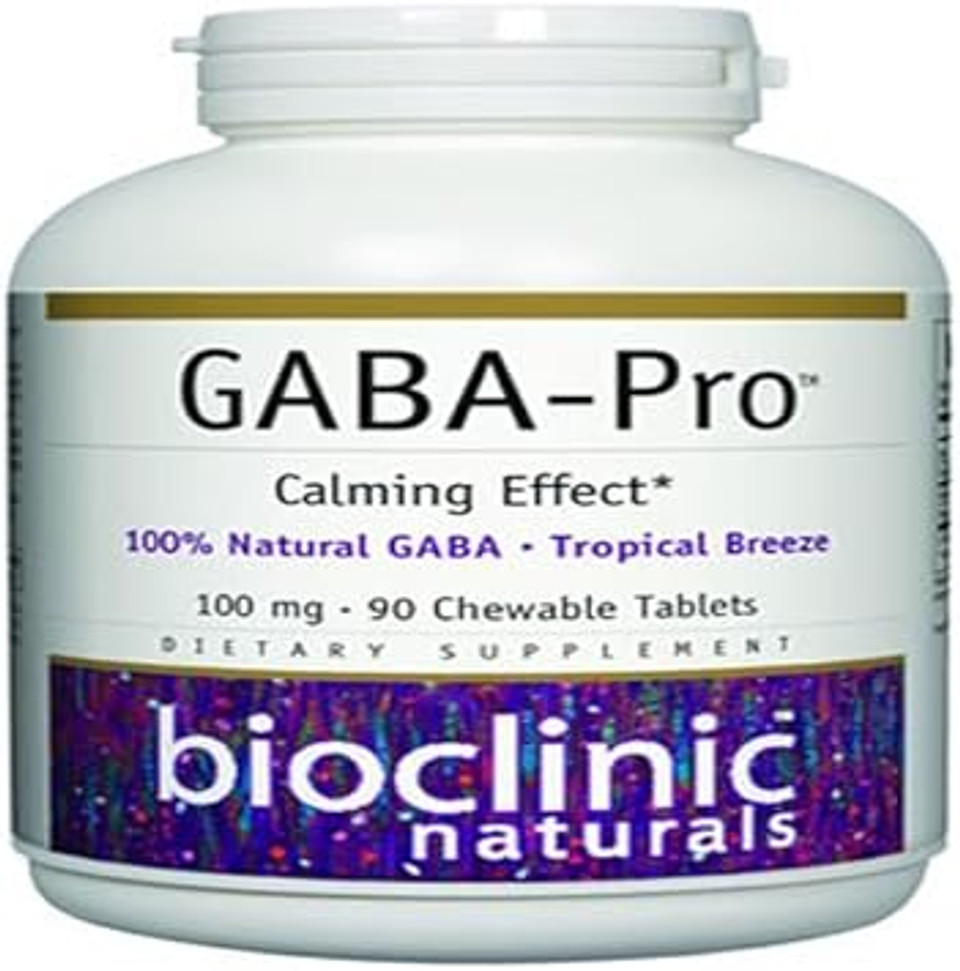 Gaba - Pro - Natural 90 Chewable Tablets By Bioclinic Naturals
