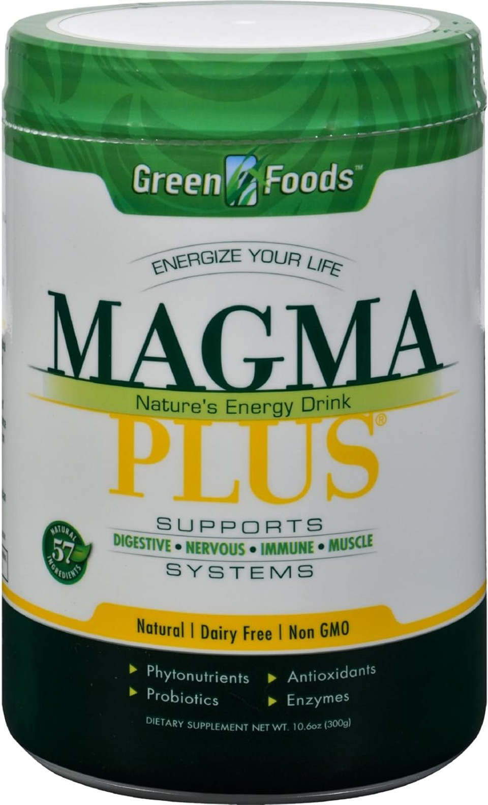 Green Foods Magma Plus Drink Mix, 10.6 Ounce