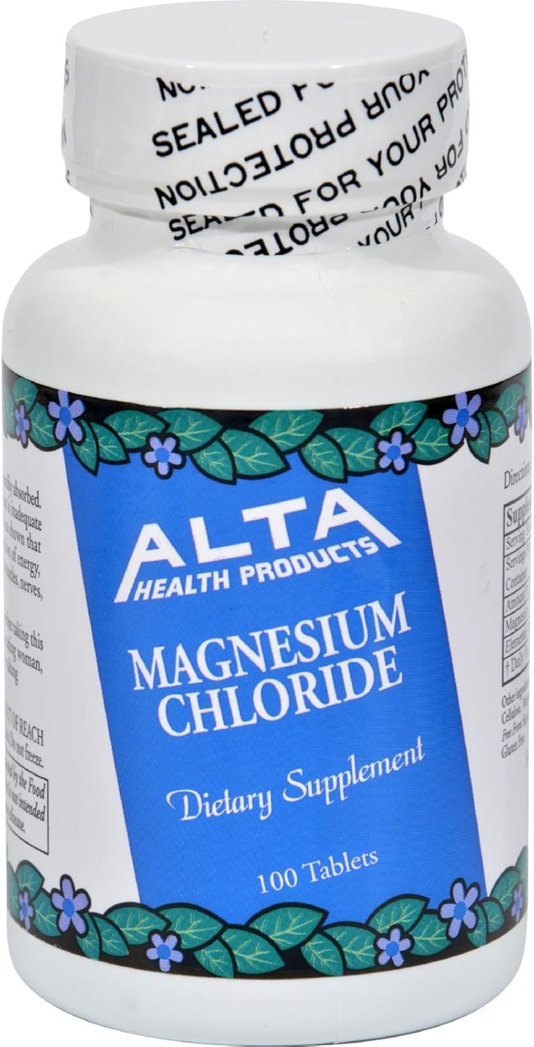 Magnesium Chloride Tablets, 100 Count