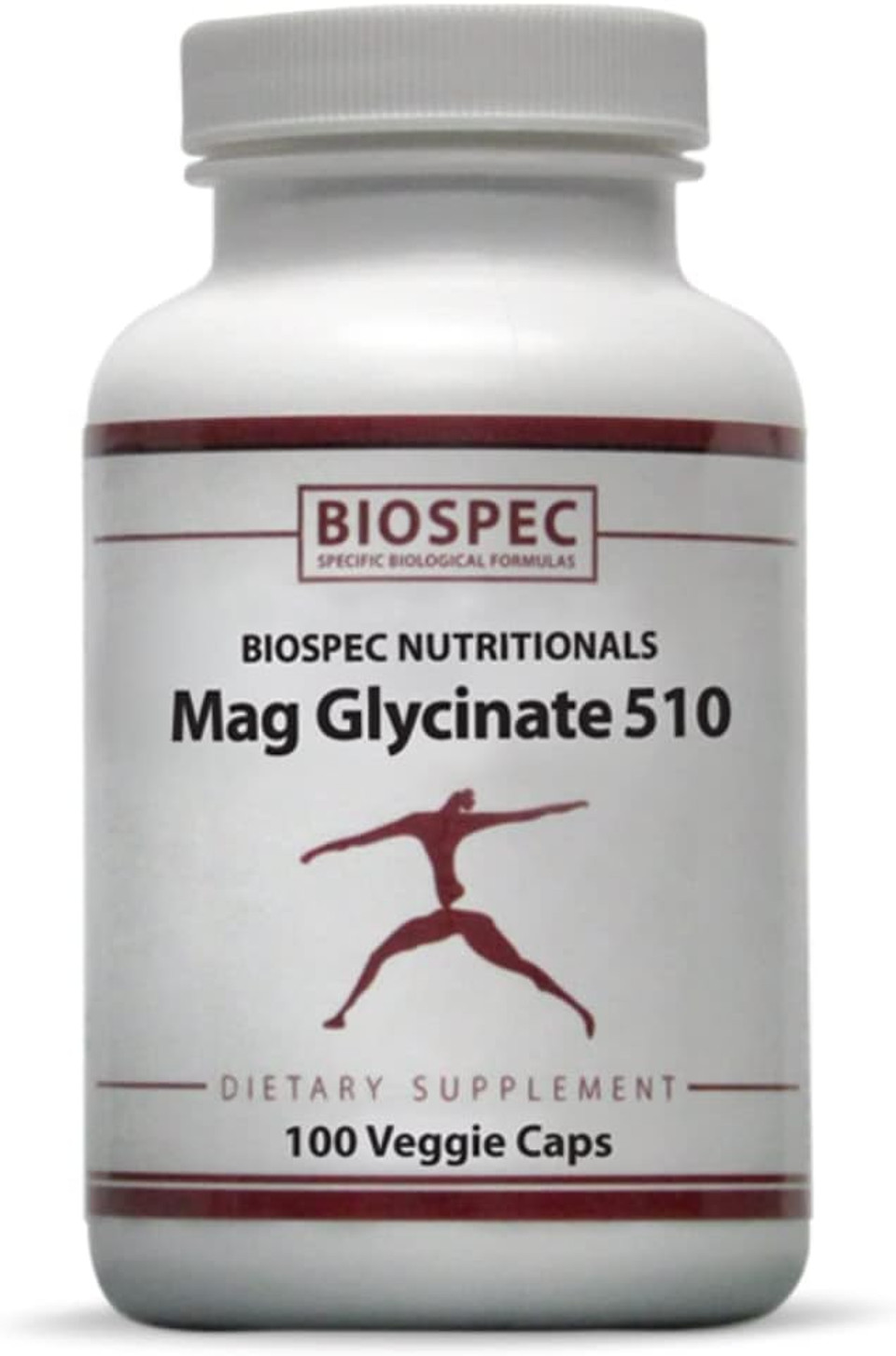 Mag Glycinate 510  Magnesium Glycinate  Nutritional Supplement For Stress, Heart Health, Nerves, Muscles, Energy, And Metabolism* - (100 Capsules)